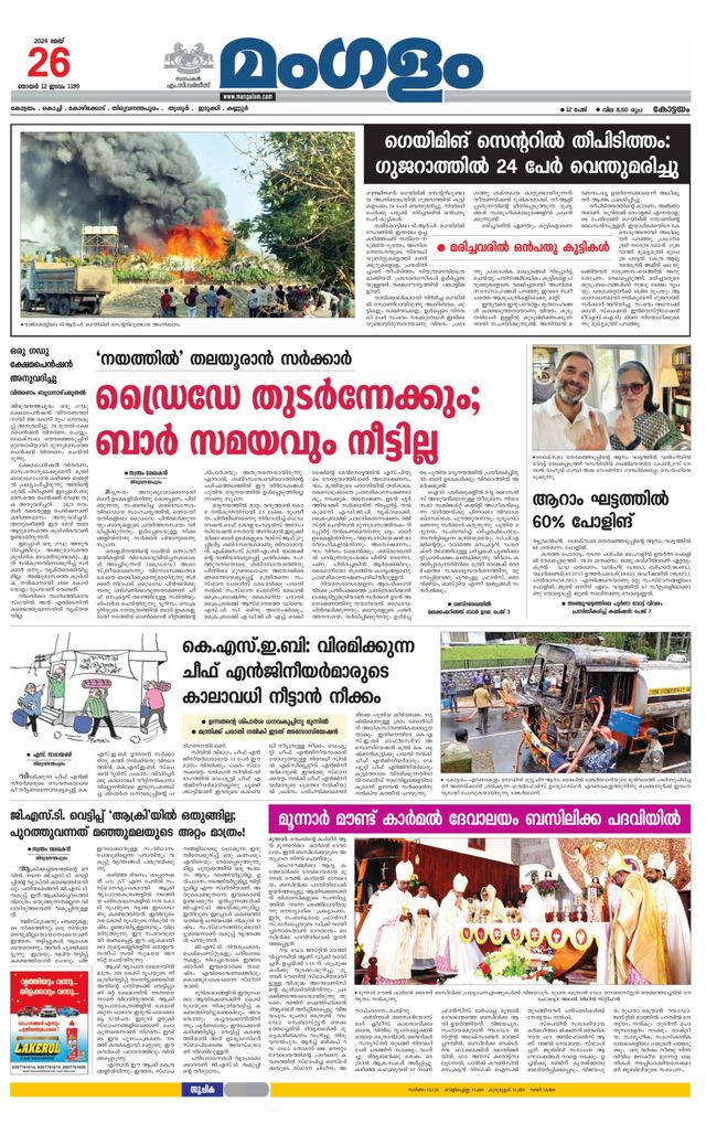 Mangalam Daily Pathanmthitta