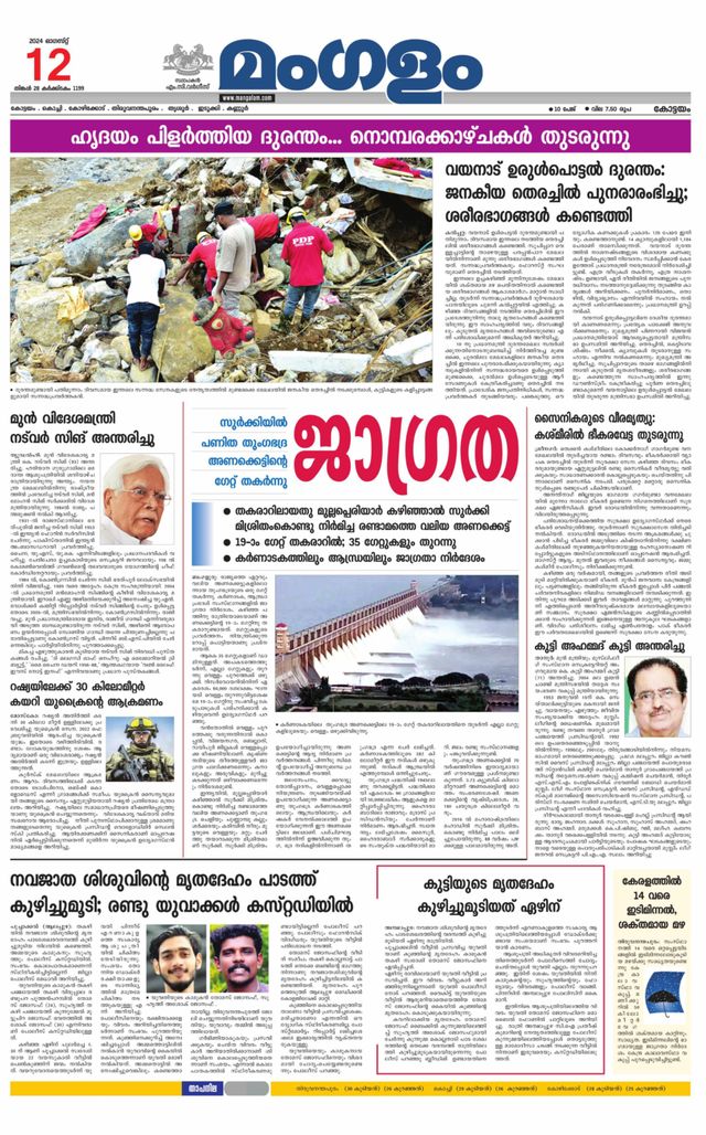 Mangalam Daily Pathanmthitta