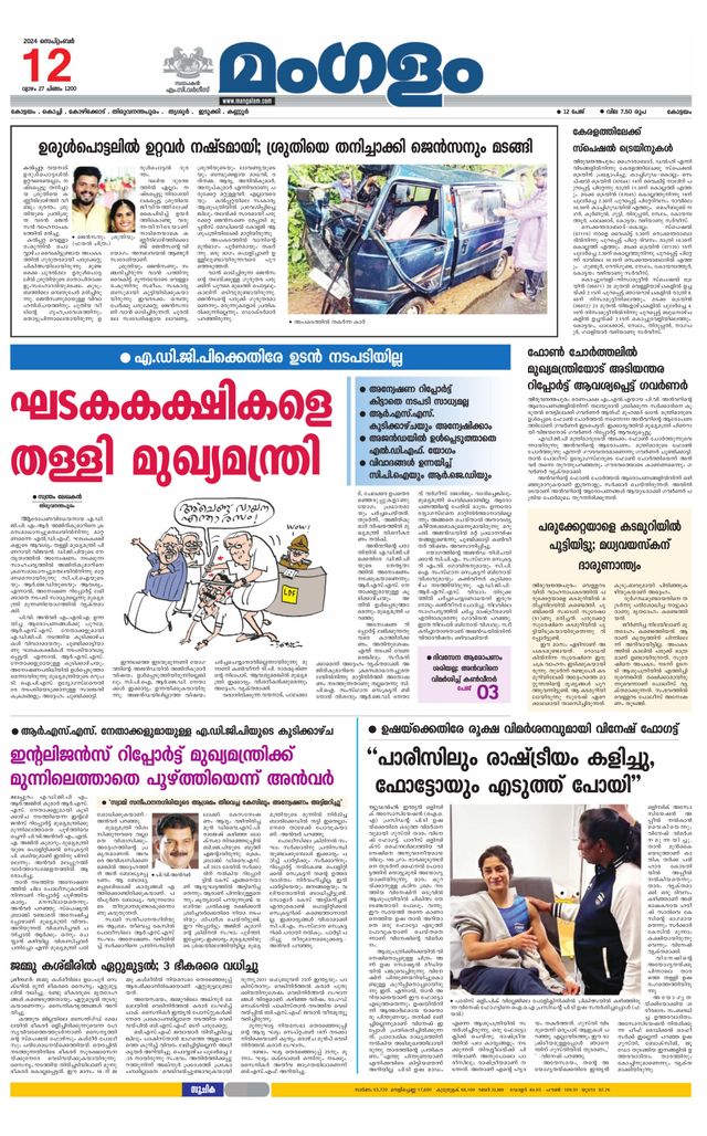 Mangalam Daily Pathanmthitta