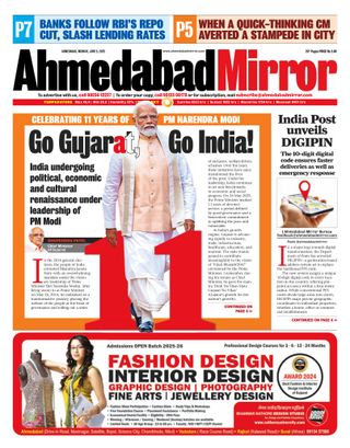 Ahmedabad Mirror  Cover - June 09, 2025 Edition