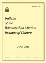 Bulletin of the Ramakrishna Mission Institute of Culture