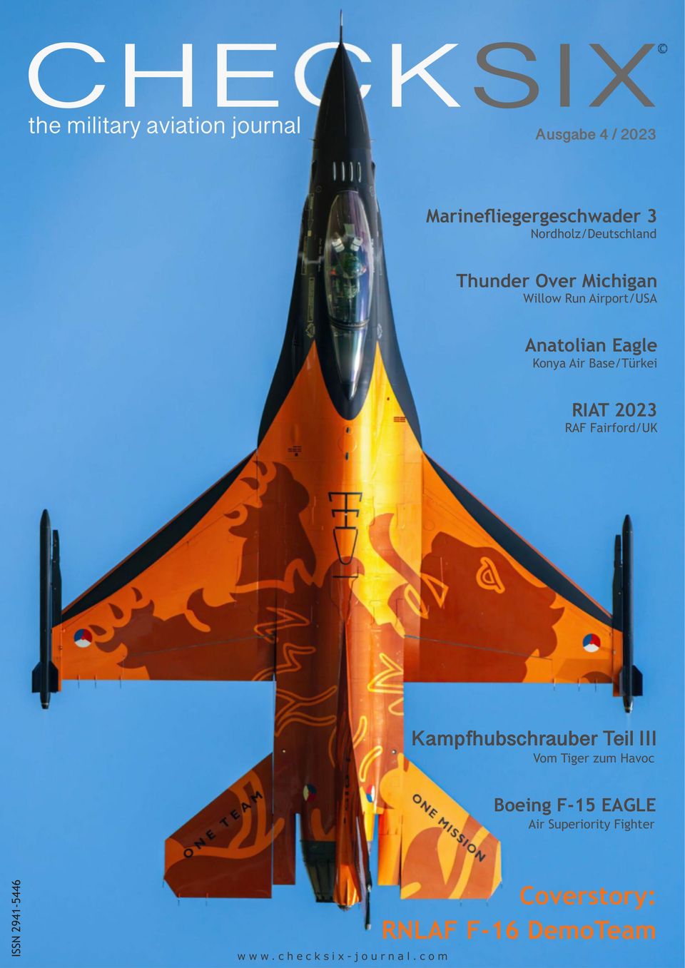 CHECKSIX - The Military Aviation Journal Deutsch Ausgabe 4/2023