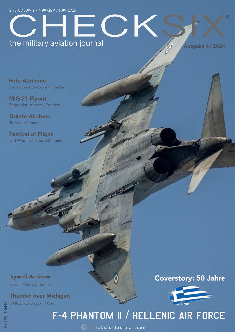 CHECKSIX - The Military Aviation Journal Deutsch Ausgabe 4/2024
