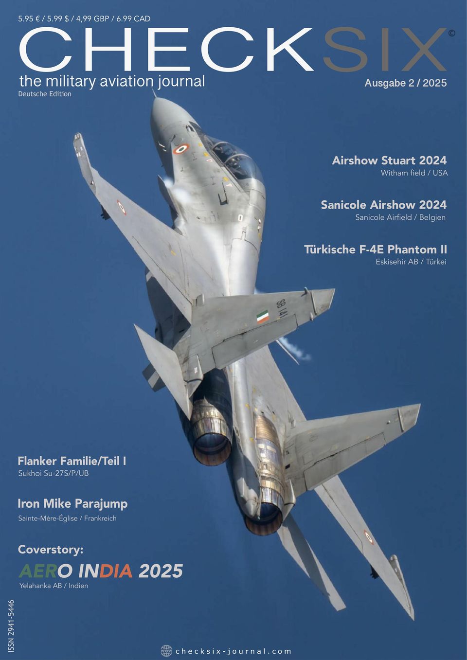 CHECKSIX - The Military Aviation Journal Deutsch Ausgabe 2/2025
