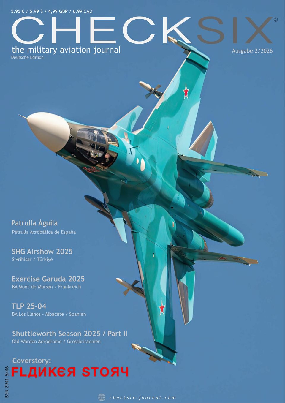 CHECKSIX - The Military Aviation Journal Deutsch Ausgabe 2/2026