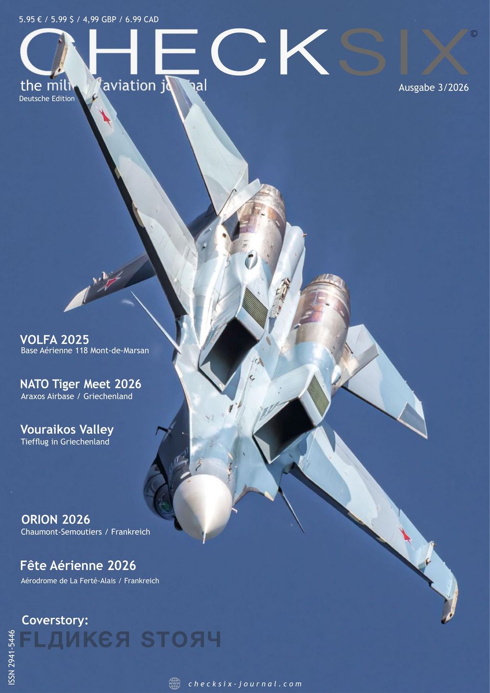 CHECKSIX - The Military Aviation Journal Deutsch Ausgabe 3/2026