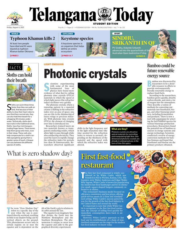 Telangana Today - School Edition