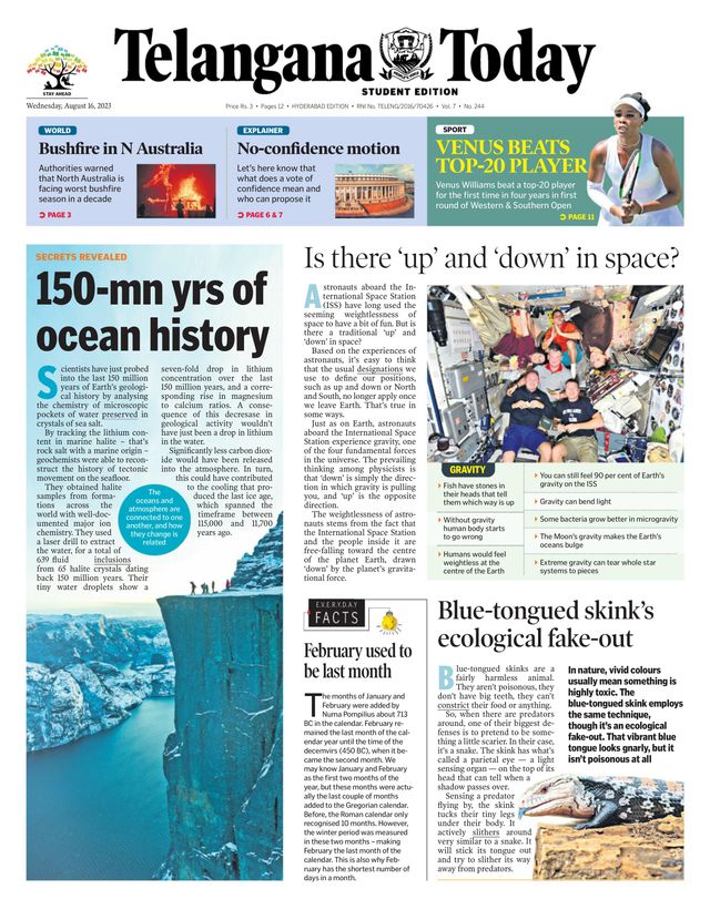 Telangana Today - School Edition