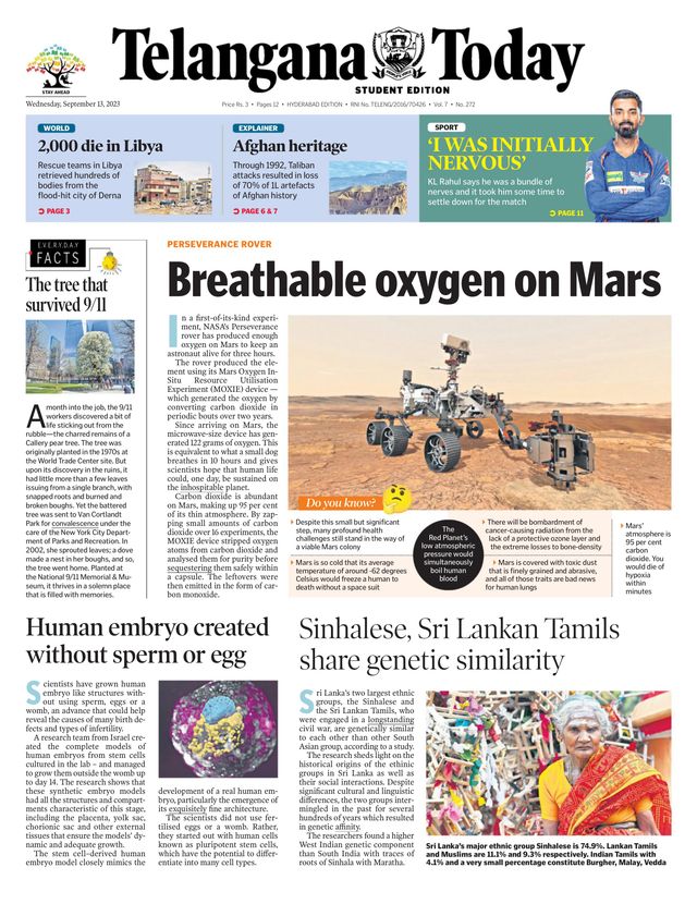 Telangana Today - School Edition