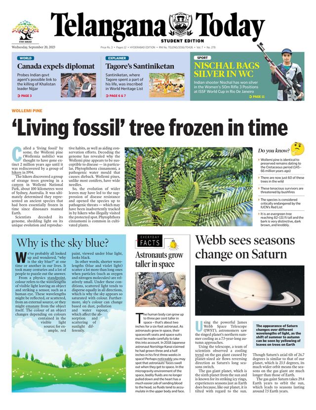 Telangana Today - School Edition