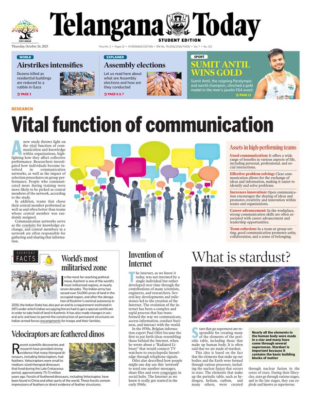 Telangana Today - School Edition