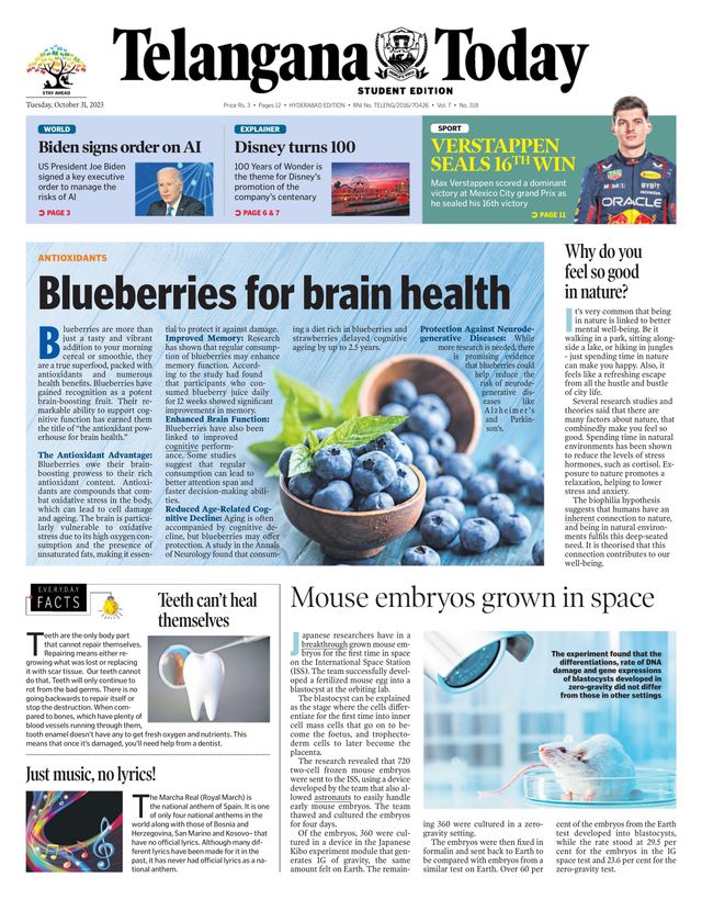 Telangana Today - School Edition