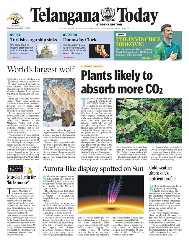 Telangana Today - School Edition