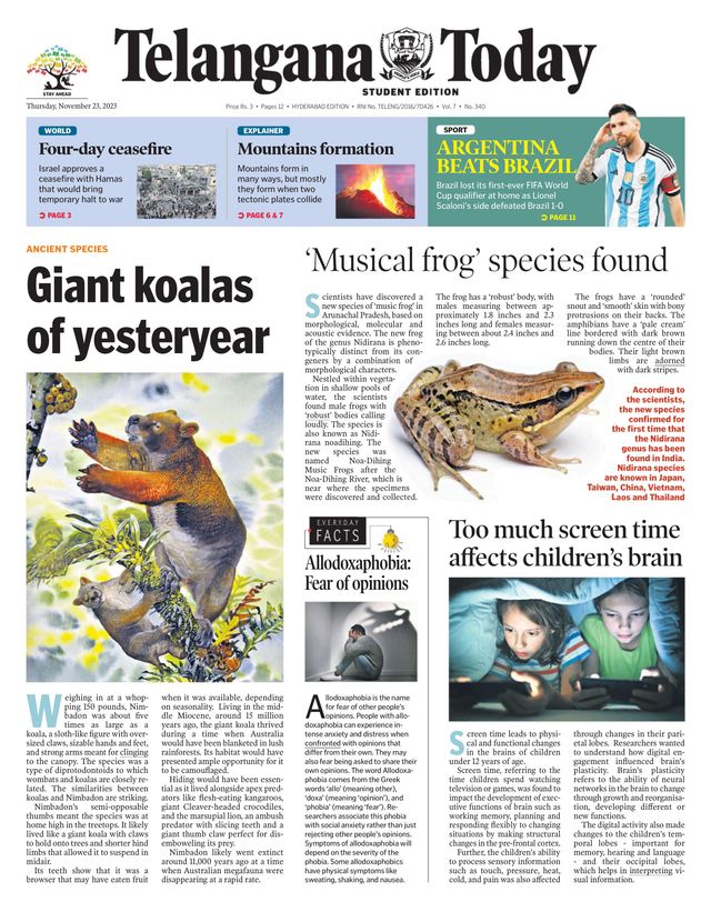 Telangana Today - School Edition