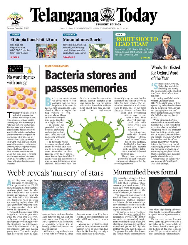 Telangana Today - School Edition