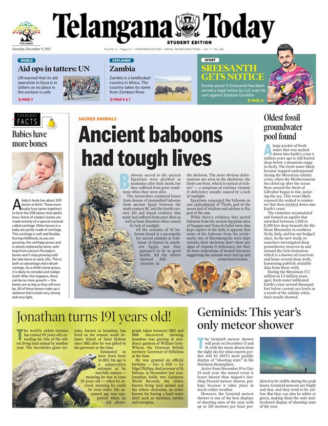 Telangana Today - School Edition