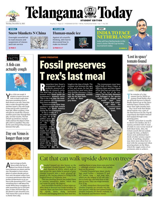 Telangana Today - School Edition