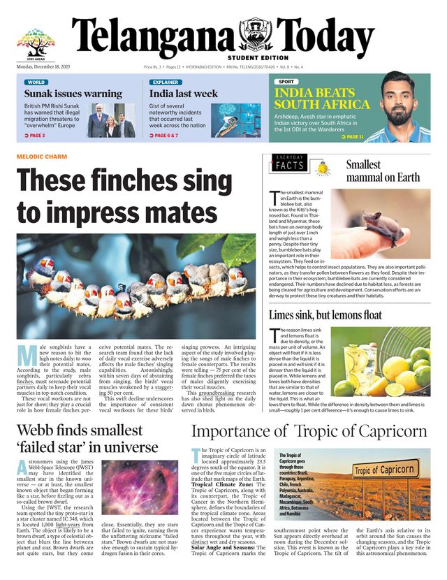 Telangana Today - School Edition