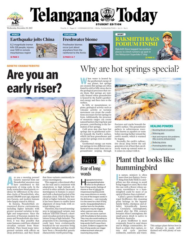 Telangana Today - School Edition