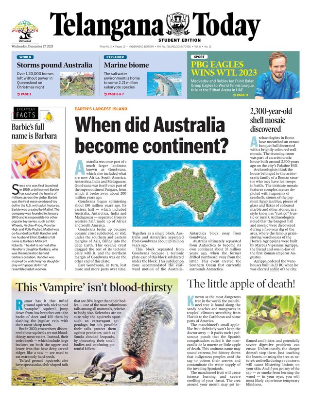 Telangana Today - School Edition