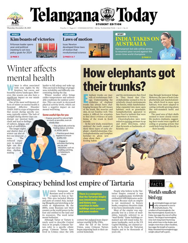 Telangana Today - School Edition