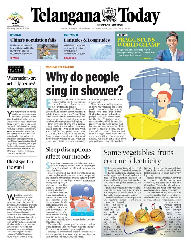 Telangana Today - School Edition