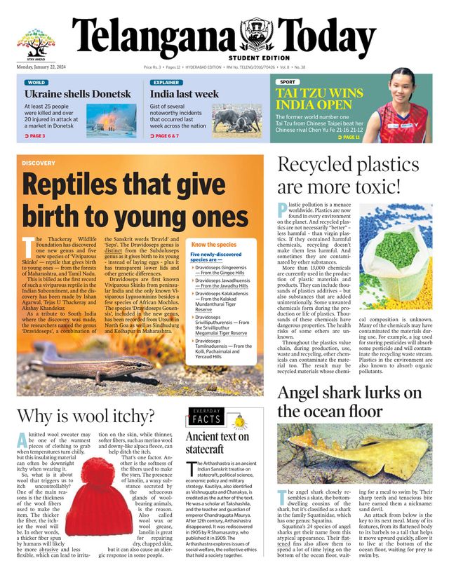 Telangana Today - School Edition