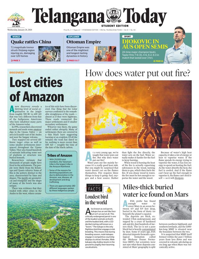 Telangana Today - School Edition