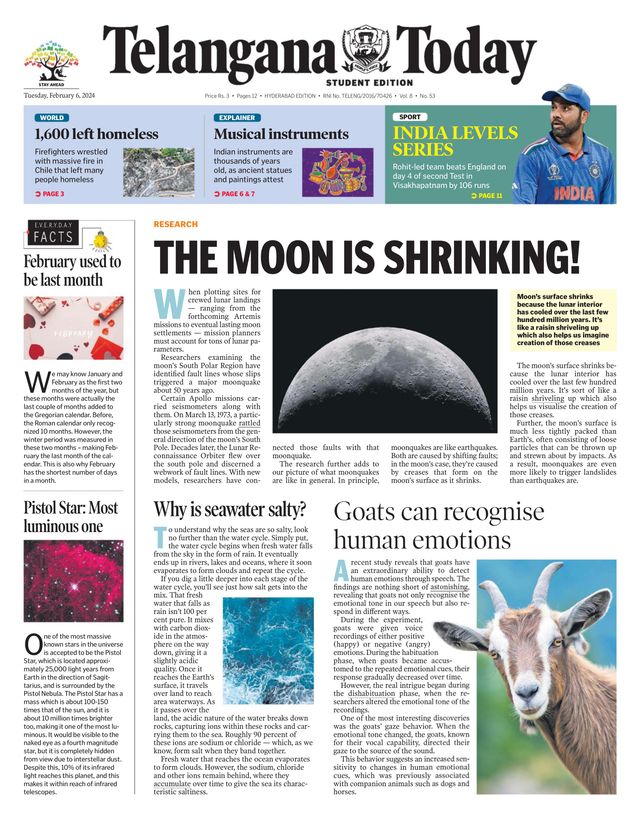 Telangana Today - School Edition