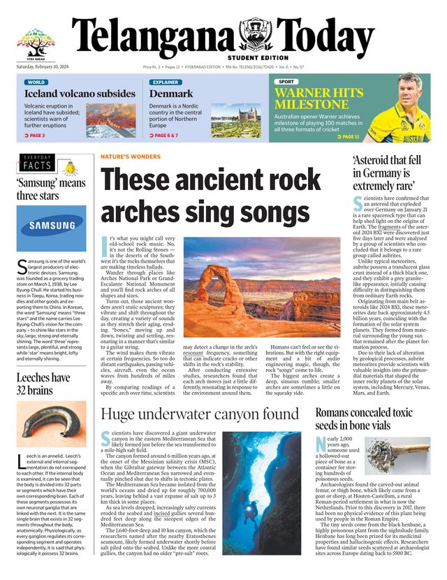 Telangana Today - School Edition