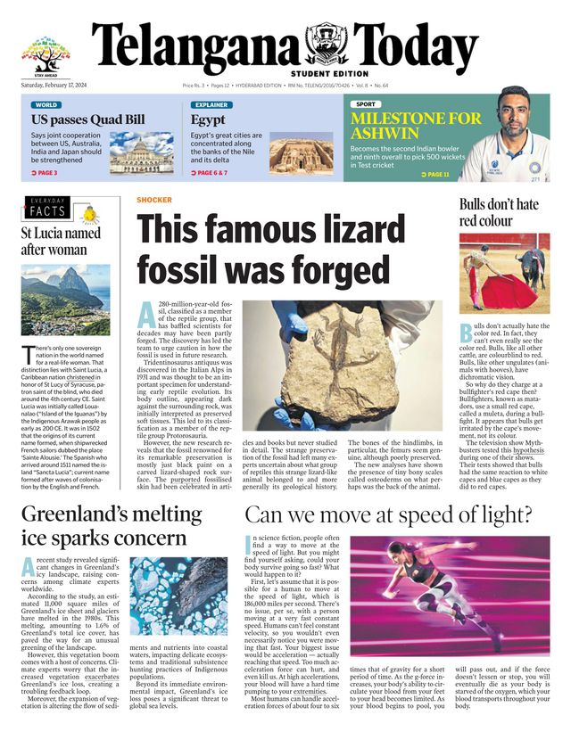 Telangana Today - School Edition