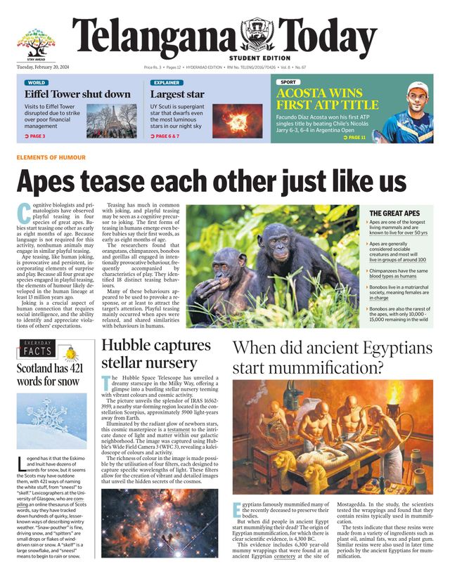 Telangana Today - School Edition