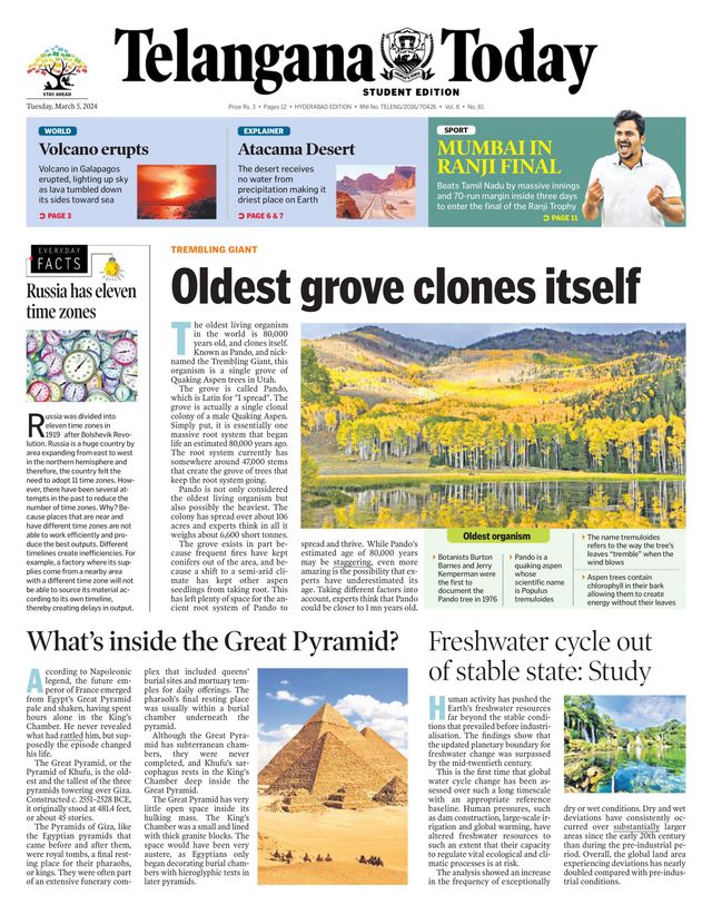 Telangana Today - School Edition