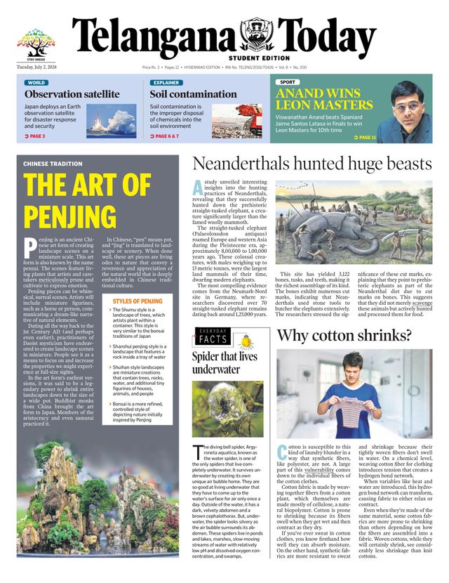 Telangana Today - School Edition