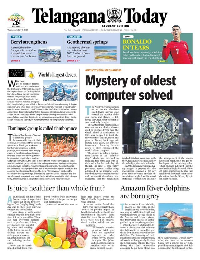 Telangana Today - School Edition