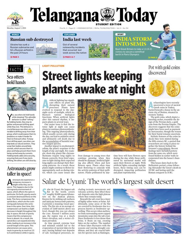 Telangana Today - School Edition