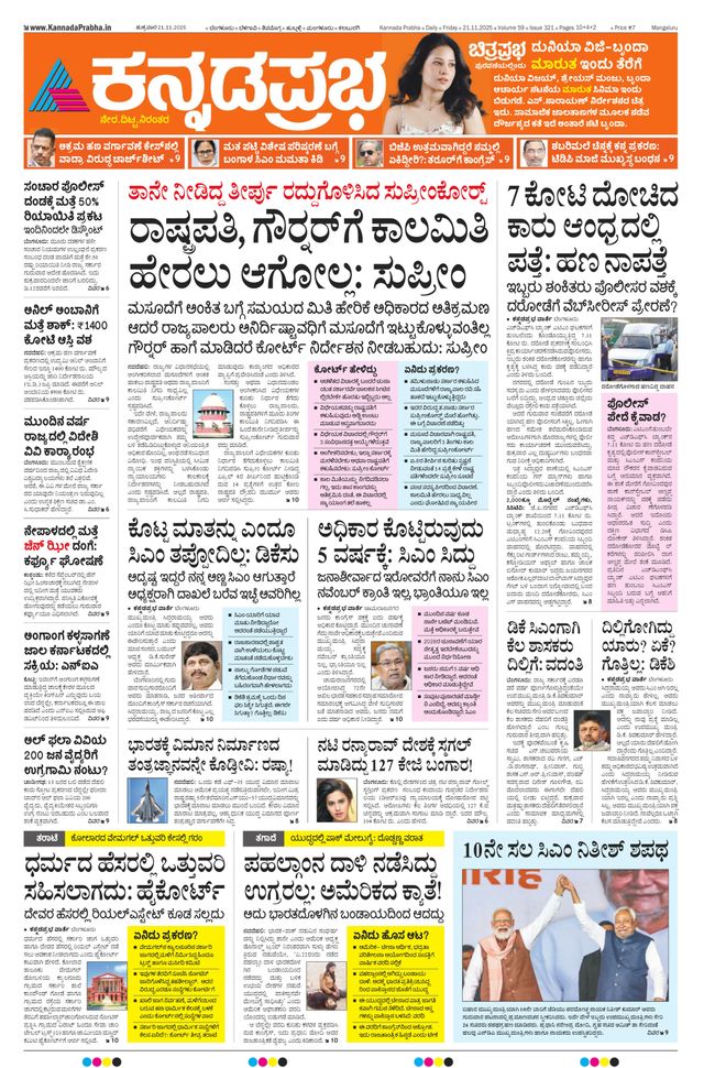 Kannada Prabha Mangaluru