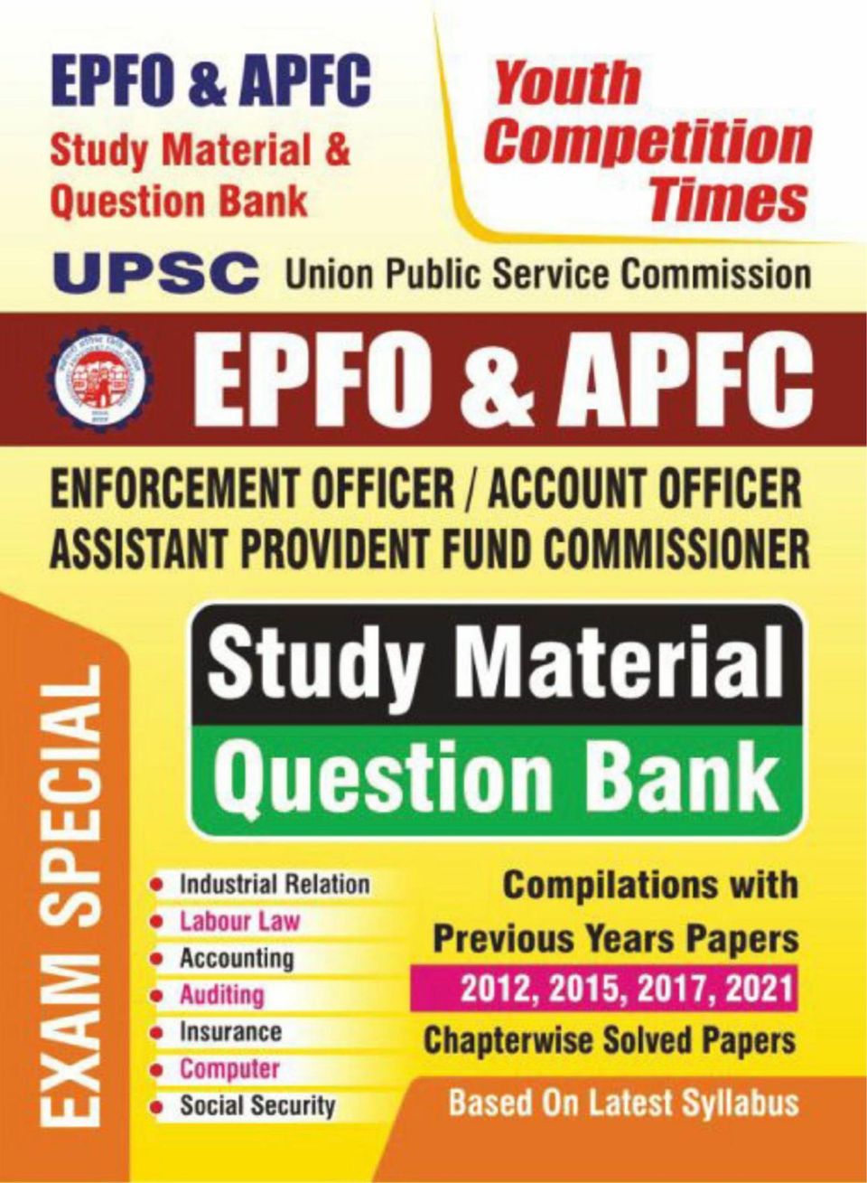UPSC EPFO & APFCStudy Material & Question Bank Magazine