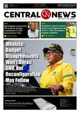 Issue 100 | Download the Latest Print and E-Edition | Headline: “Mbalula: Budget Disagreements Won't Derail GNU, But Reconfiguration May Follow”