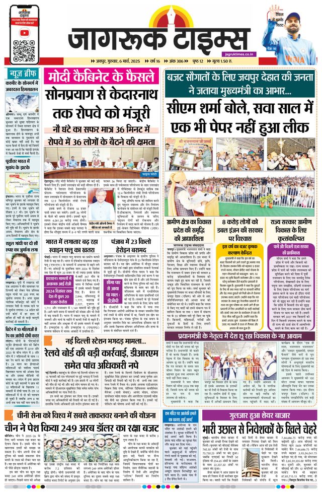 Jagruk Times Jaipur