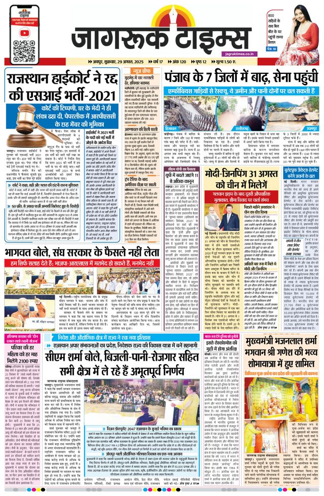 Jagruk Times Jaipur