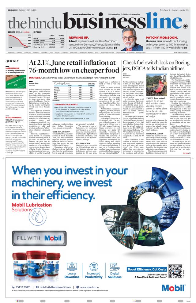 The Hindu Business Line Bangalore