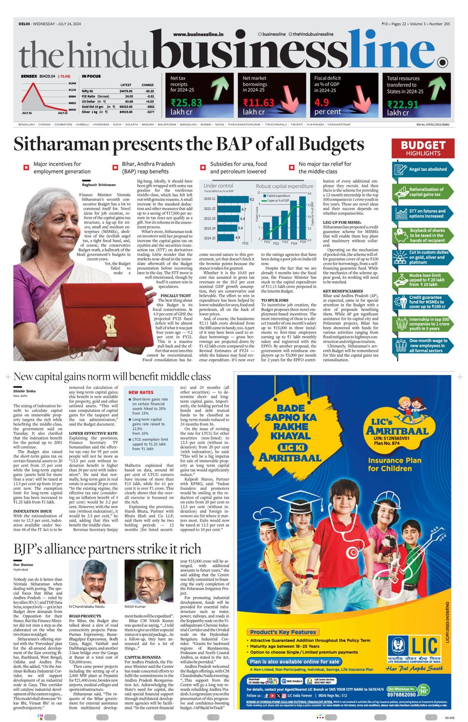 Get digital access to The Hindu Business Line Delhi - July 24, 2024 ...