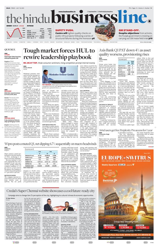 The Hindu Business Line Delhi