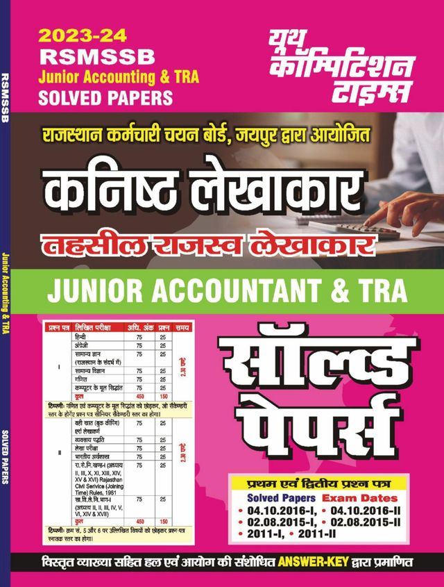 2023-24 RSMSSB Junior Accountant & TRA