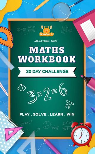 BrainGymJr: Math (Age 6-7 yrs)  Cover - BrainGymJr: Math Workbook V (Age 6-7 yrs) Edition