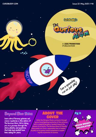 The Qurious Atom Magazine Cover - May 2025 Edition