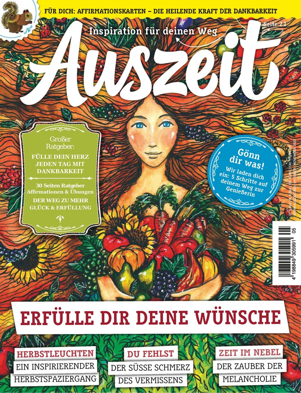 Auszeit Oktober - November 2023