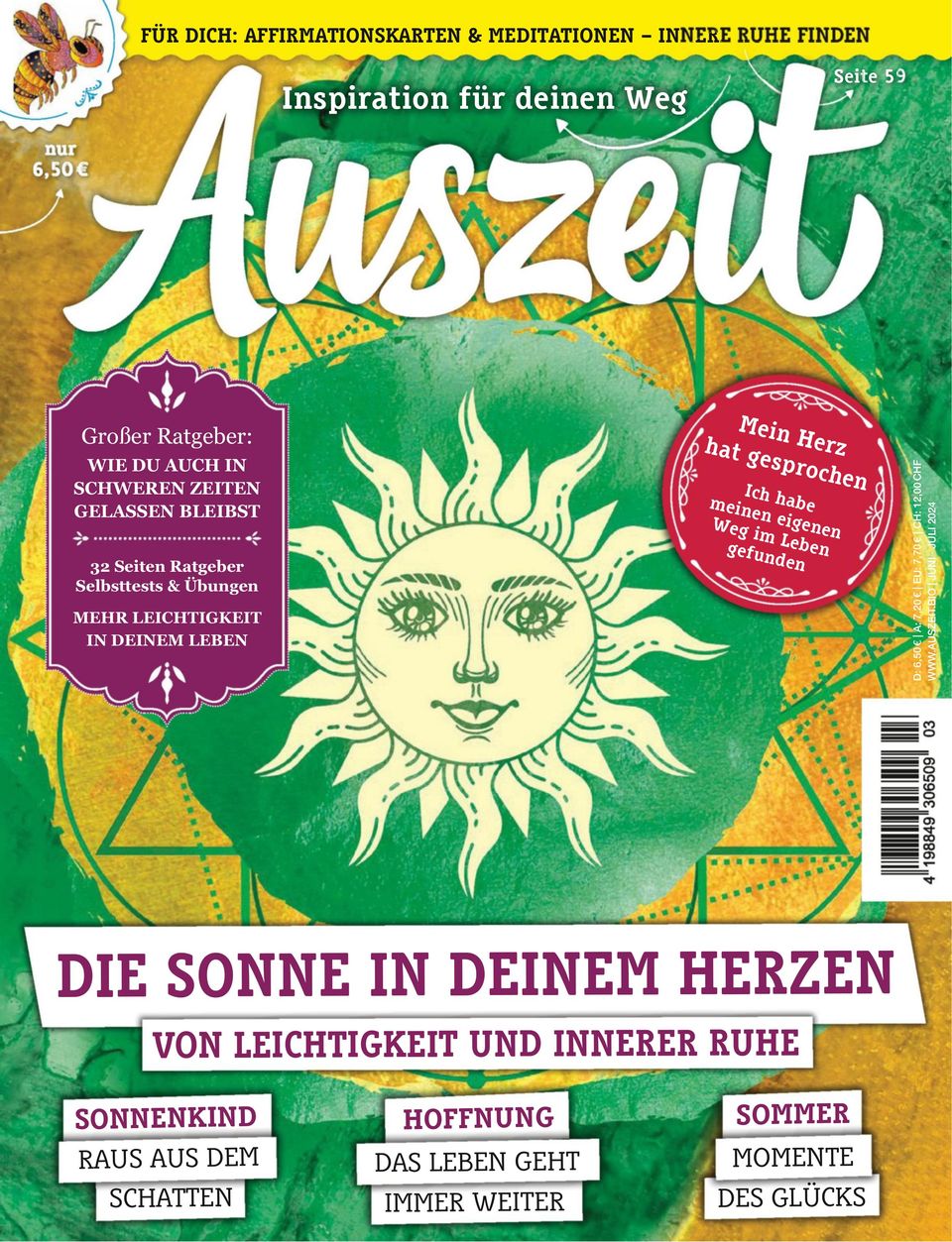 Auszeit Juni - Juli 2024