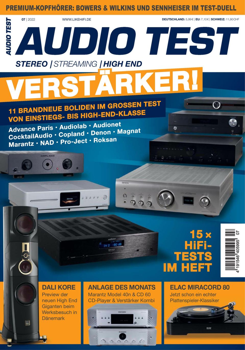 Audio Test Issue 07, 2022
